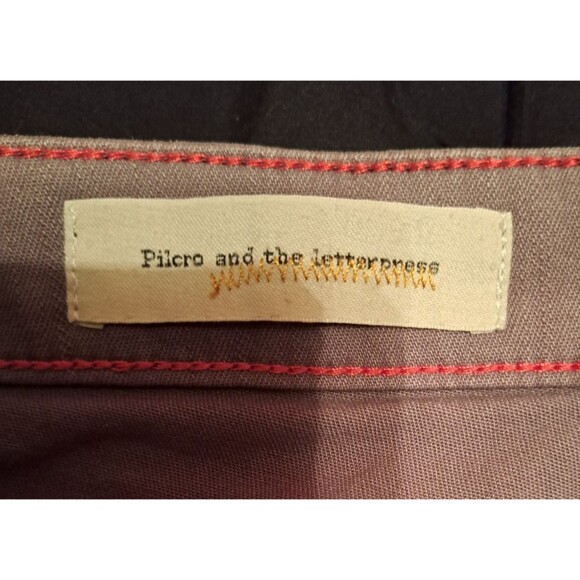 Anthropologie Pilcro and the Letterpress Jeans Sz 27 Stet Skinny Crop Purple - Picture 12 of 15